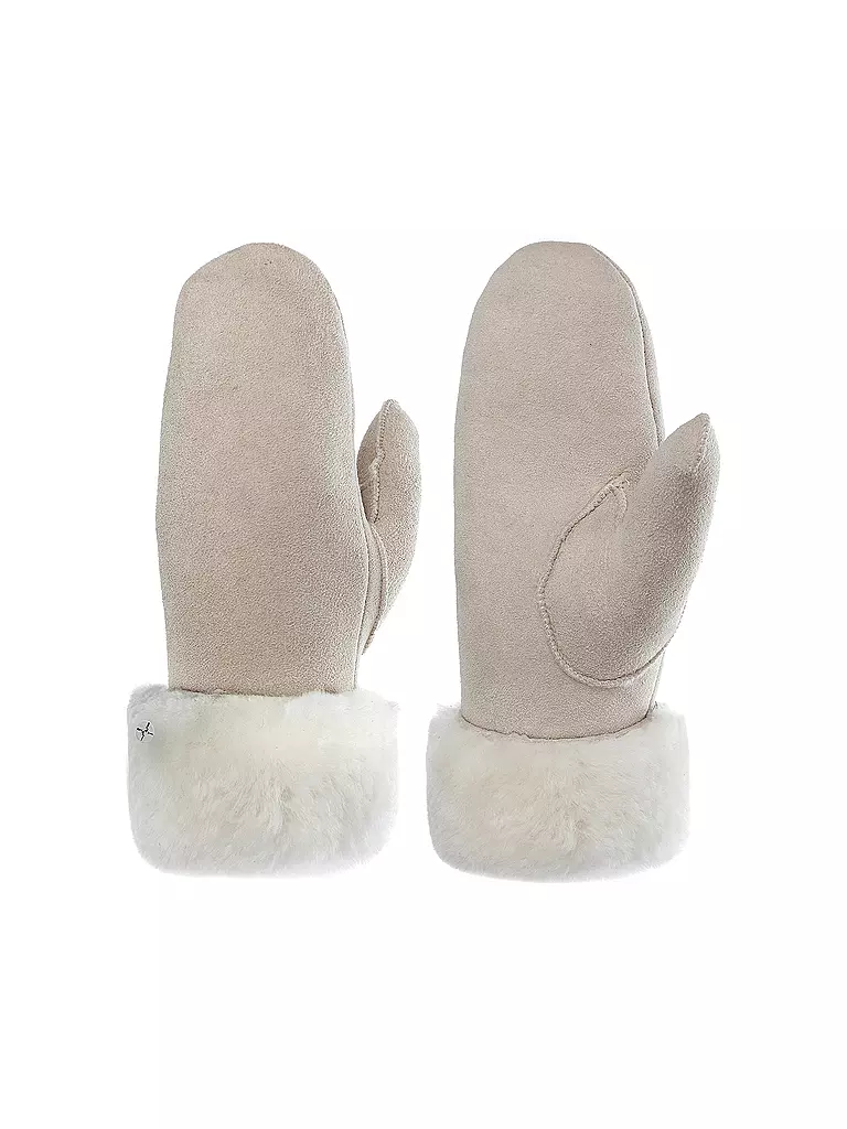 PEARLWOOD | Gants en cuir - Moufles FIONA | beige