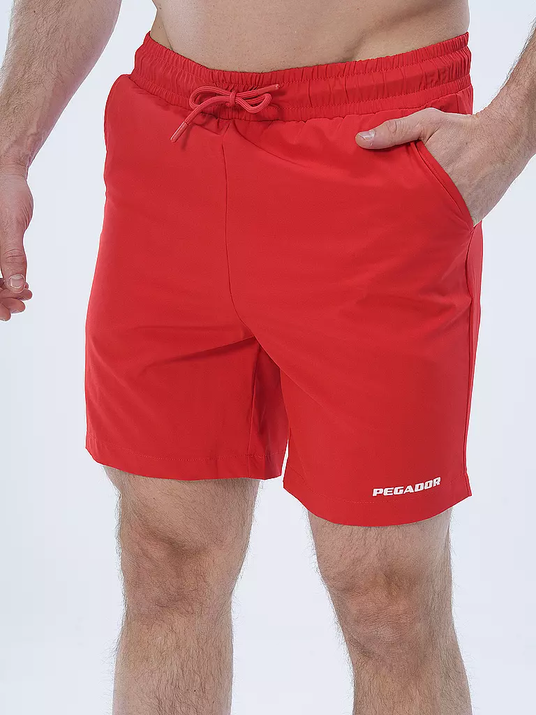 PEGADOR | Badeshorts | Rouge