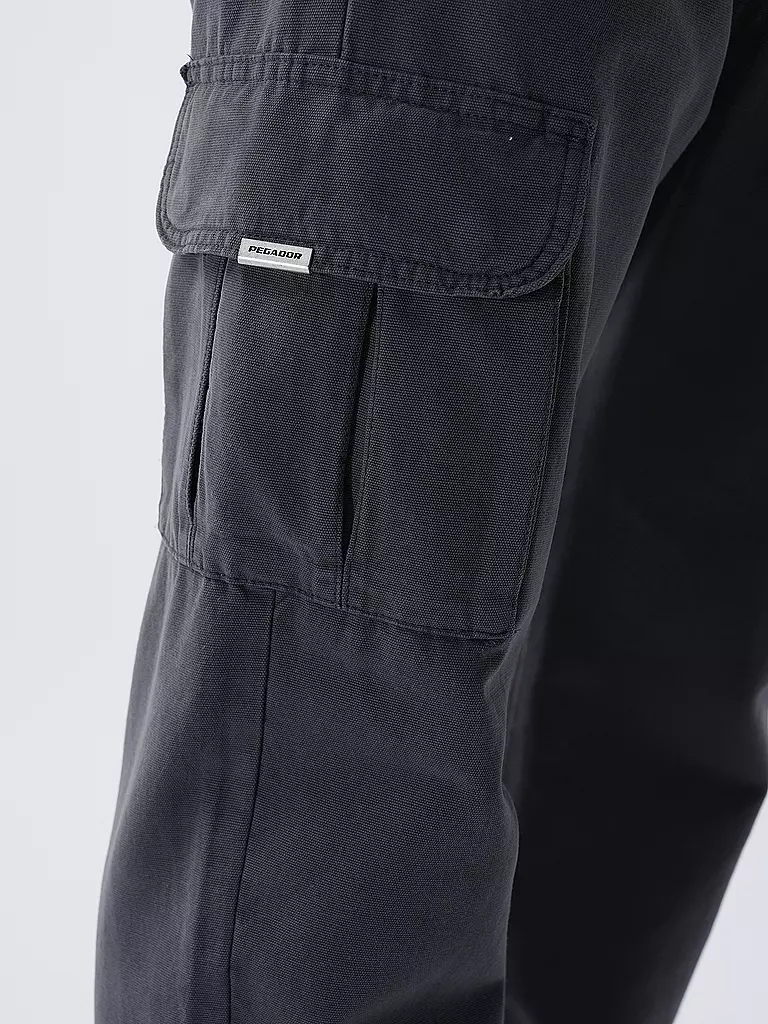 PEGADOR | Cargohose NEIVA Straight Fit | grau