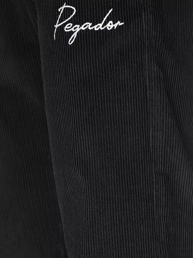 PEGADOR | Cordhose  Straight Fit  | Noir