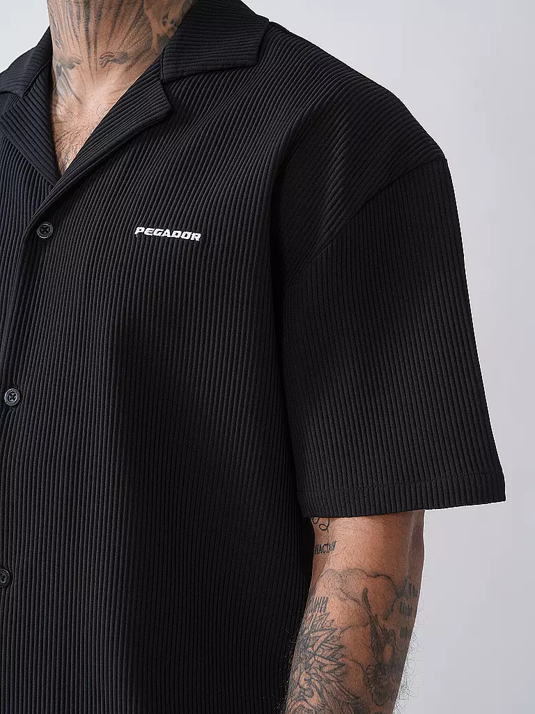 PEGADOR | Hemd Regular Fit TROY | schwarz
