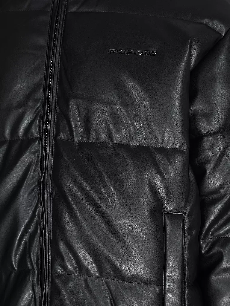 PEGADOR | Jacke in Lederoptik SOLIN | Noir