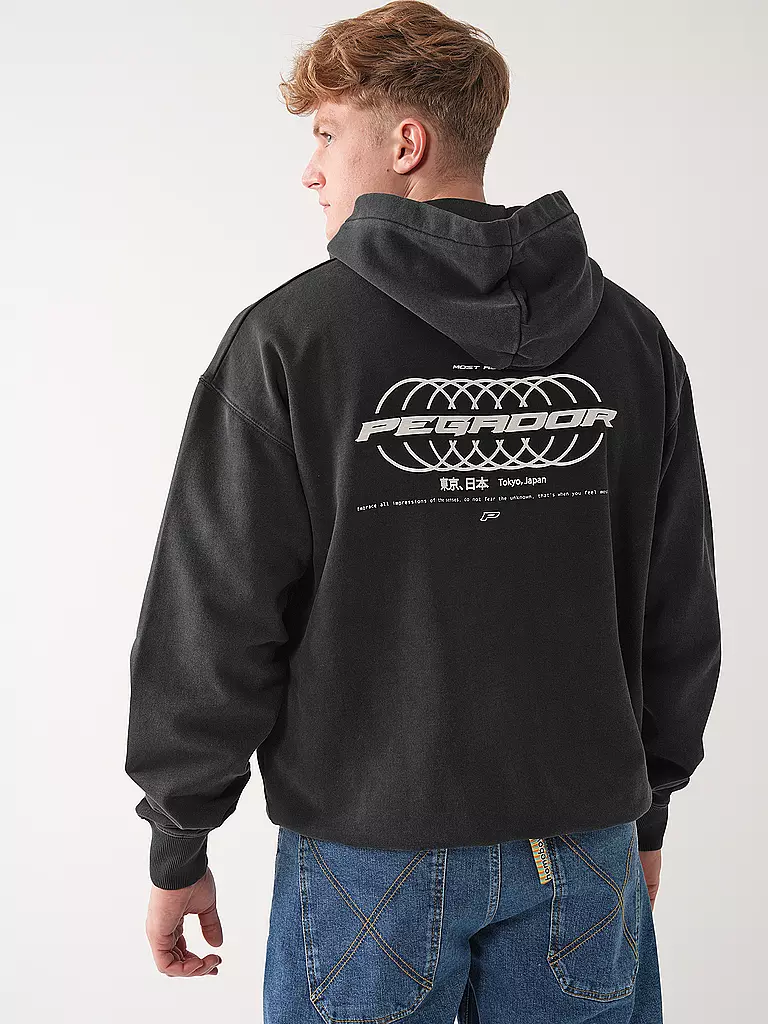 PEGADOR | Kapuzensweater - Hoodie LANCE | Noir