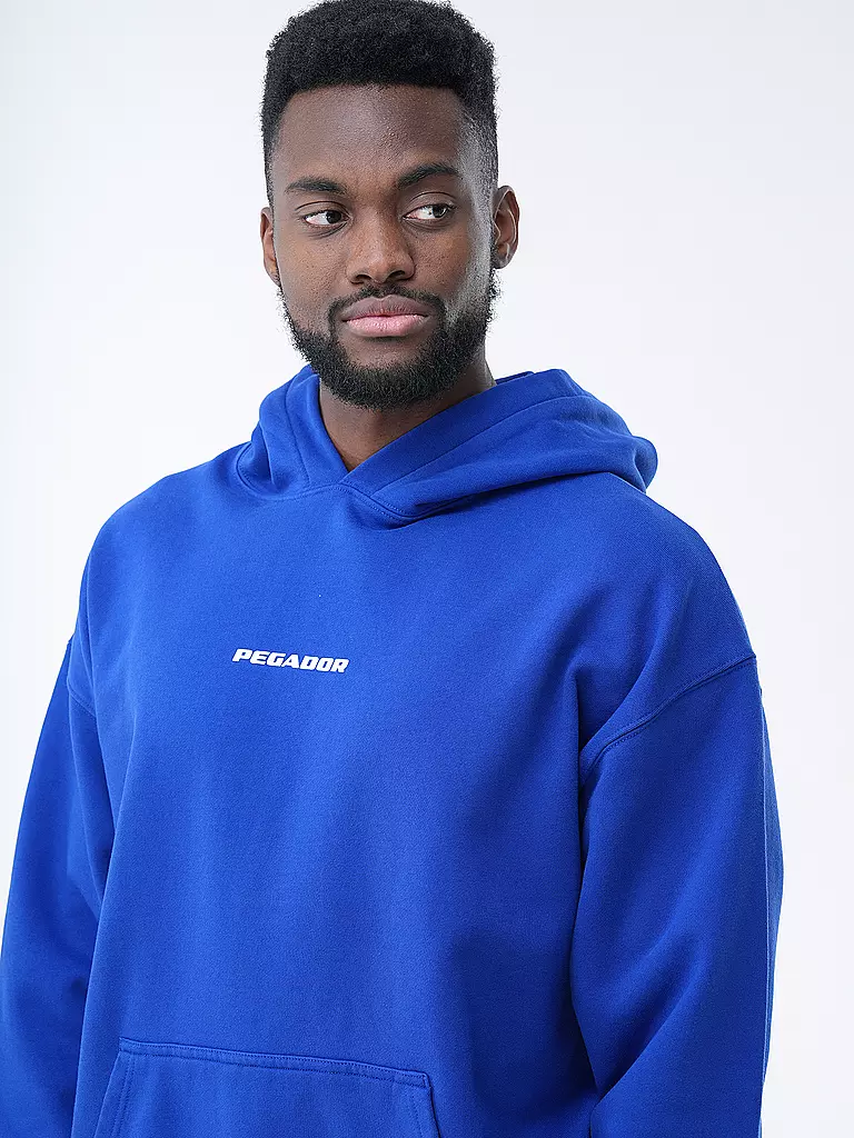 PEGADOR | Kapuzensweater - Hoodie Oversized Fit | Bleu