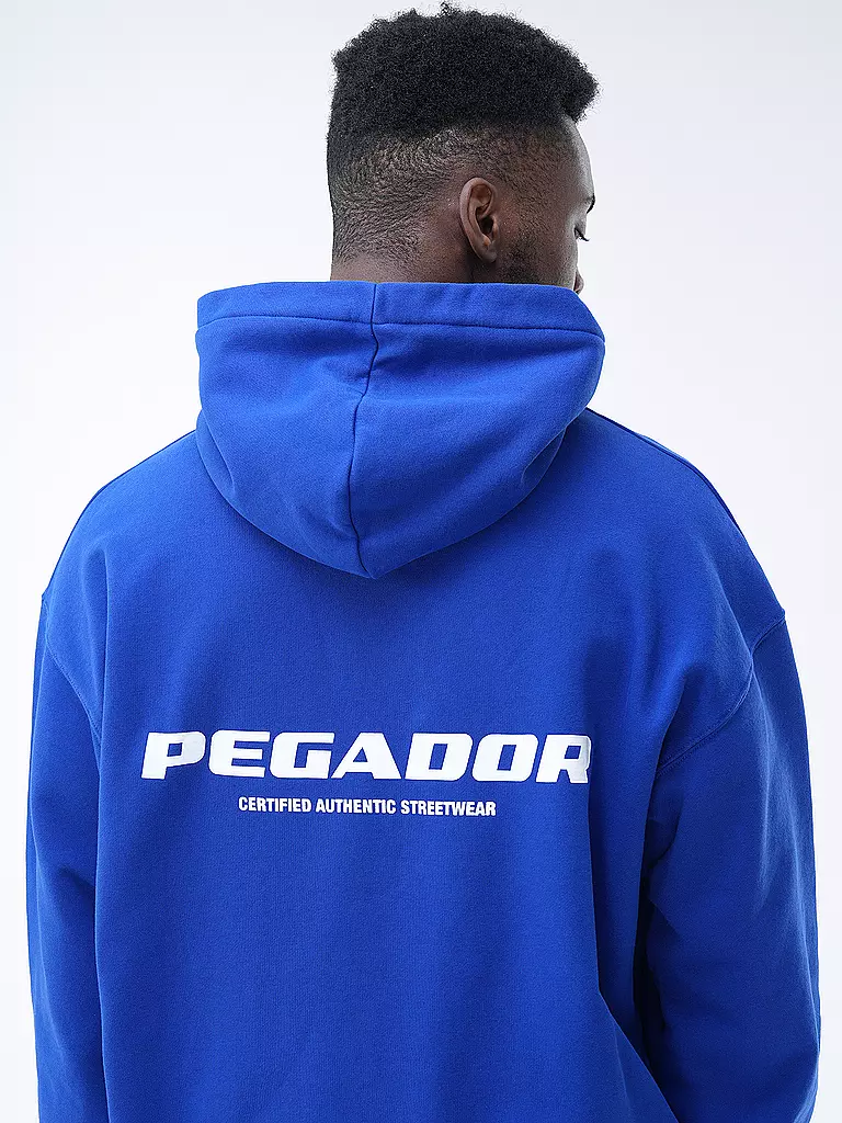 PEGADOR | Kapuzensweater - Hoodie Oversized Fit | Bleu
