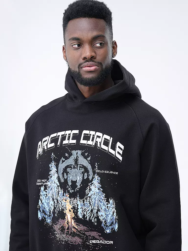 PEGADOR | Kapuzensweater - Hoodie | Noir