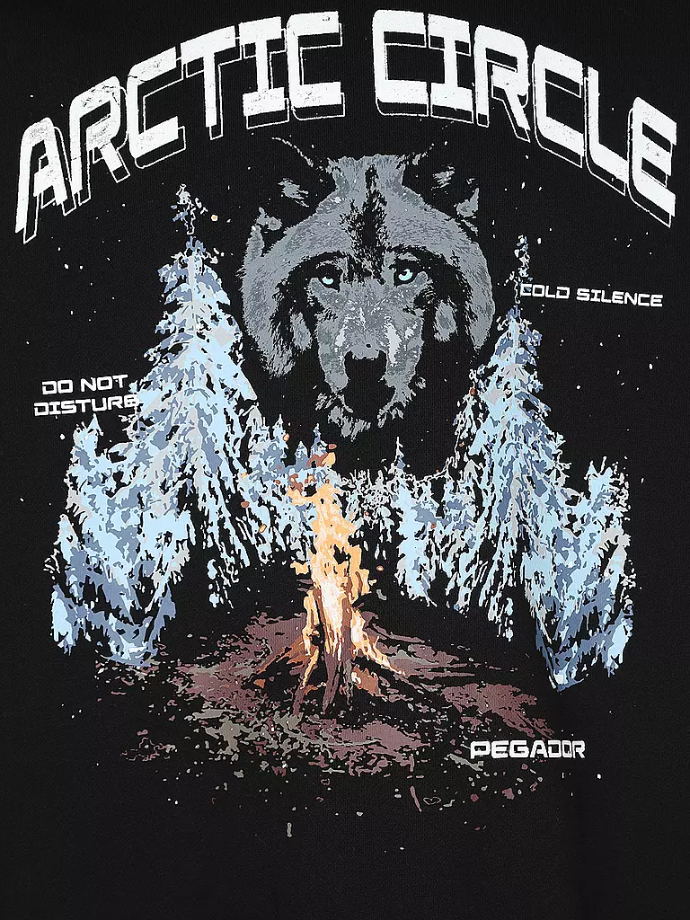 PEGADOR | Kapuzensweater - Hoodie | Noir