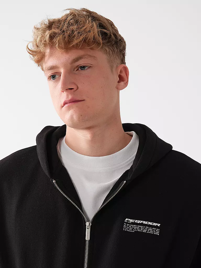 PEGADOR | Sweatjacke CHASE | Noir