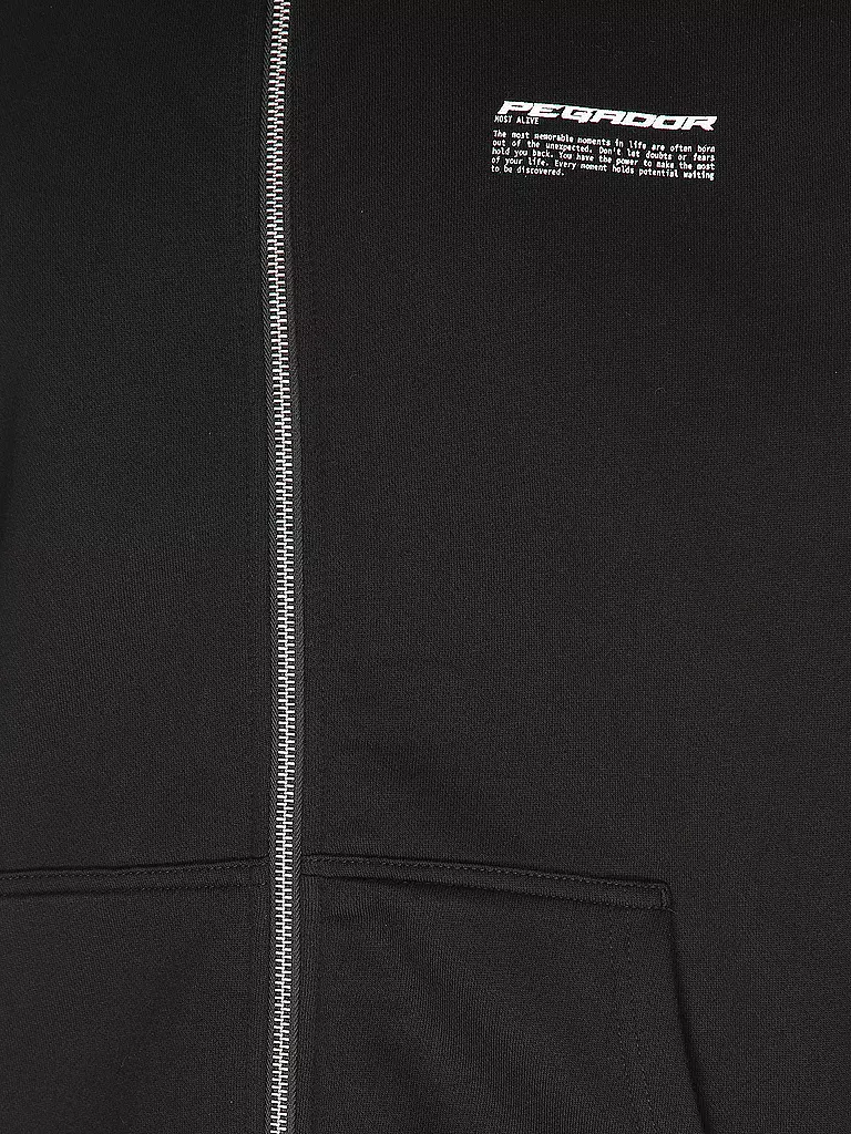 PEGADOR | Sweatjacke CHASE | Noir