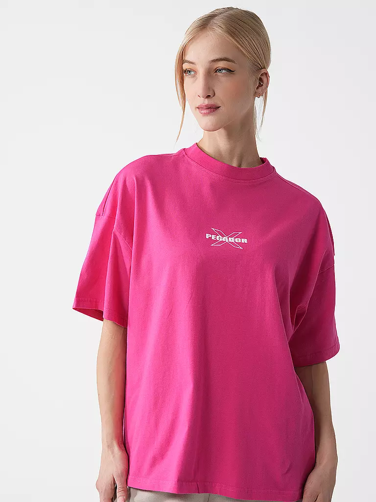 PEGADOR | T-Shirt BELLY HEAVY | Rose vif