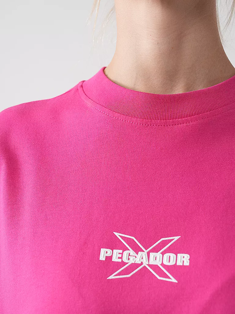 PEGADOR | T-Shirt BELLY HEAVY | Rose vif