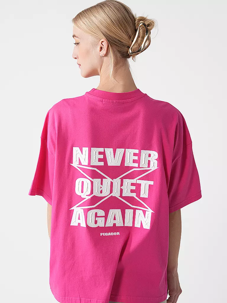 PEGADOR | T-Shirt BELLY HEAVY | Rose vif