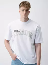 PEGADOR | T-Shirt Oversized Fit GILFORD | Blanc