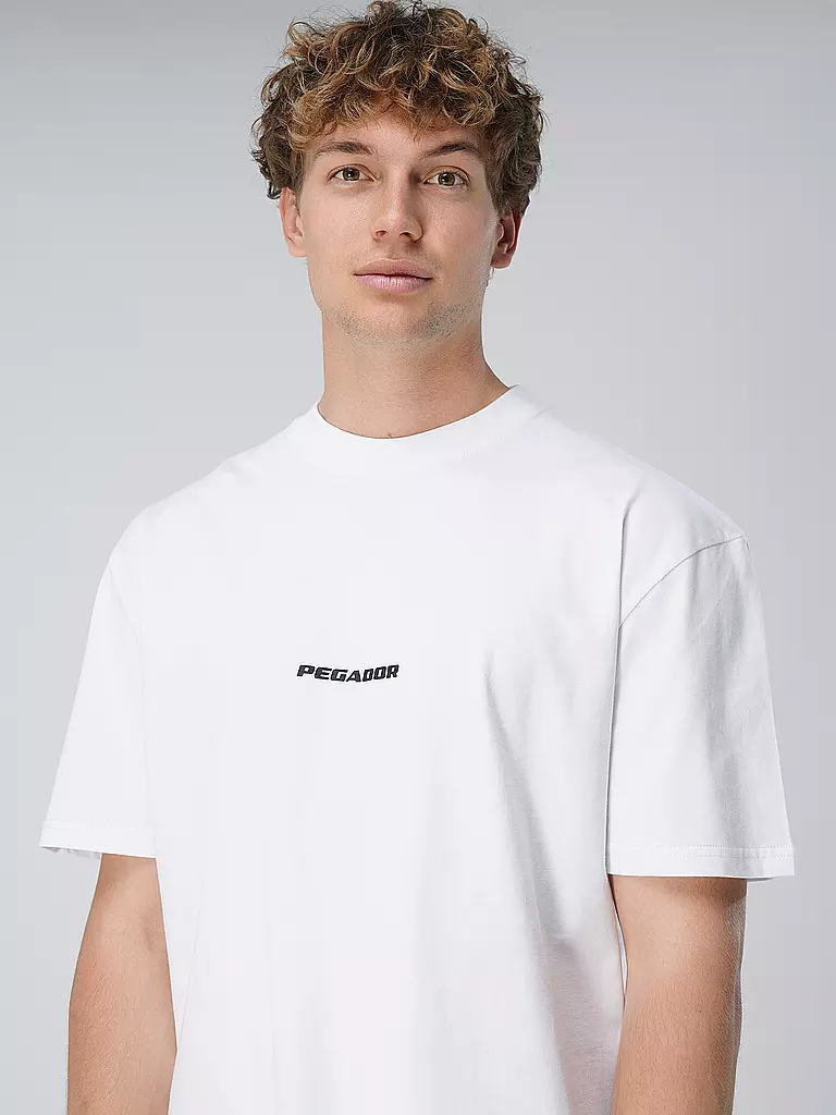 PEGADOR | T-Shirt Oversized Fit | Blanc