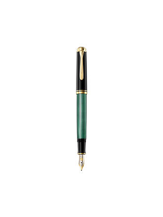 PELIKAN | Stylo plume Souverän M400 Noir Vert Fine