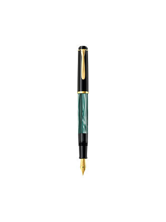 PELIKAN | Stylo plume M200 Vert Marbré Medium avec étui