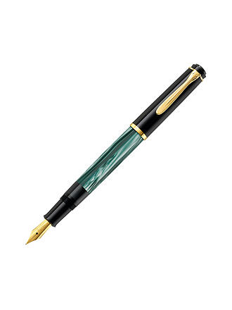 PELIKAN | Stylo plume M200 Vert Marbré Medium avec étui