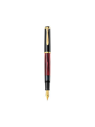 PELIKAN | Stylo-plume M200 Rouge Marbré Fin avec Étui