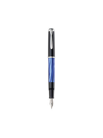 PELIKAN | Stylo-plume M200 Bleu Marbré Fin avec étui