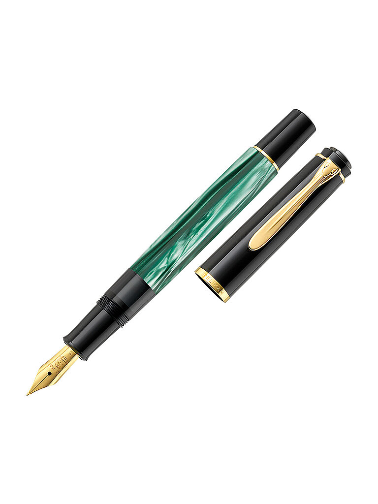 PELIKAN Stylo plume M200 marbré fin avec étui