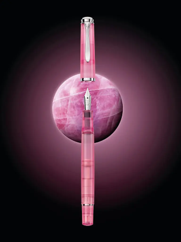 PELIKAN | Stylo plume - Stylo à piston Classic M205 Rose Quartz Medium | 