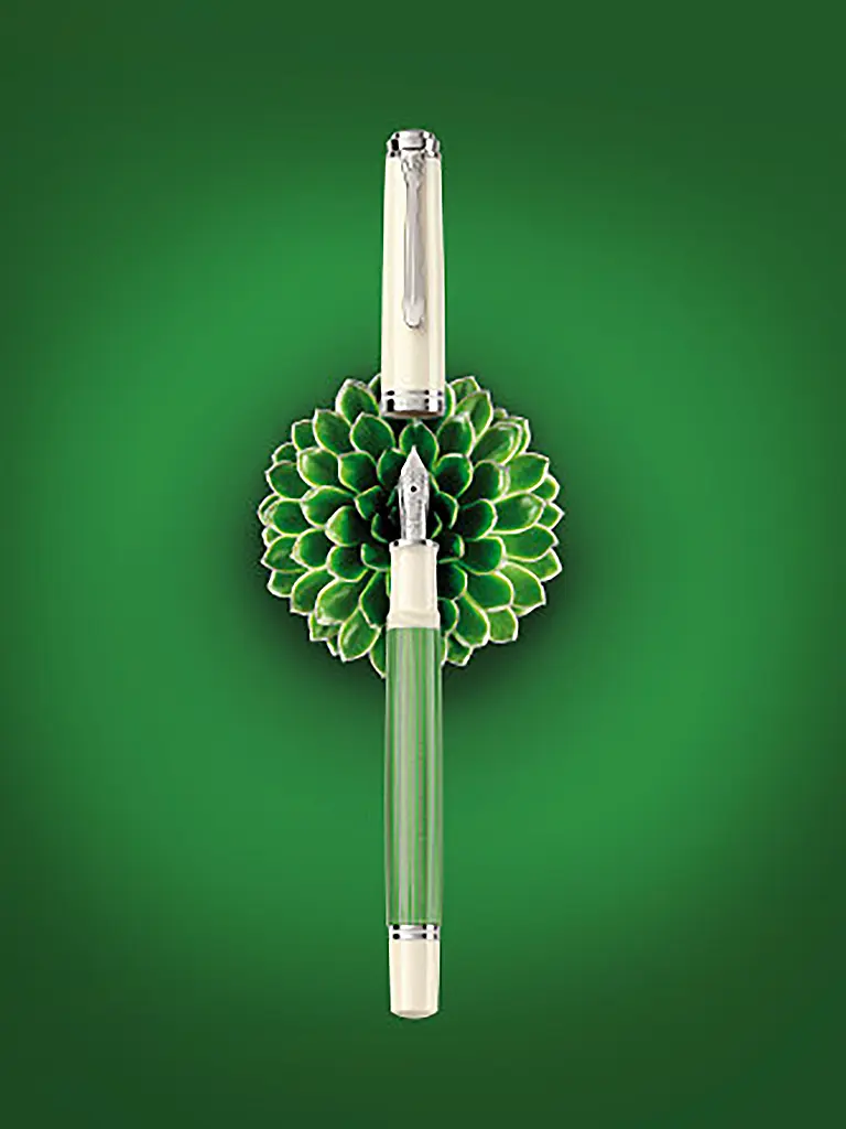 PELIKAN | Stylo plume Souverän® M605 Medium Vert-Blanc | 