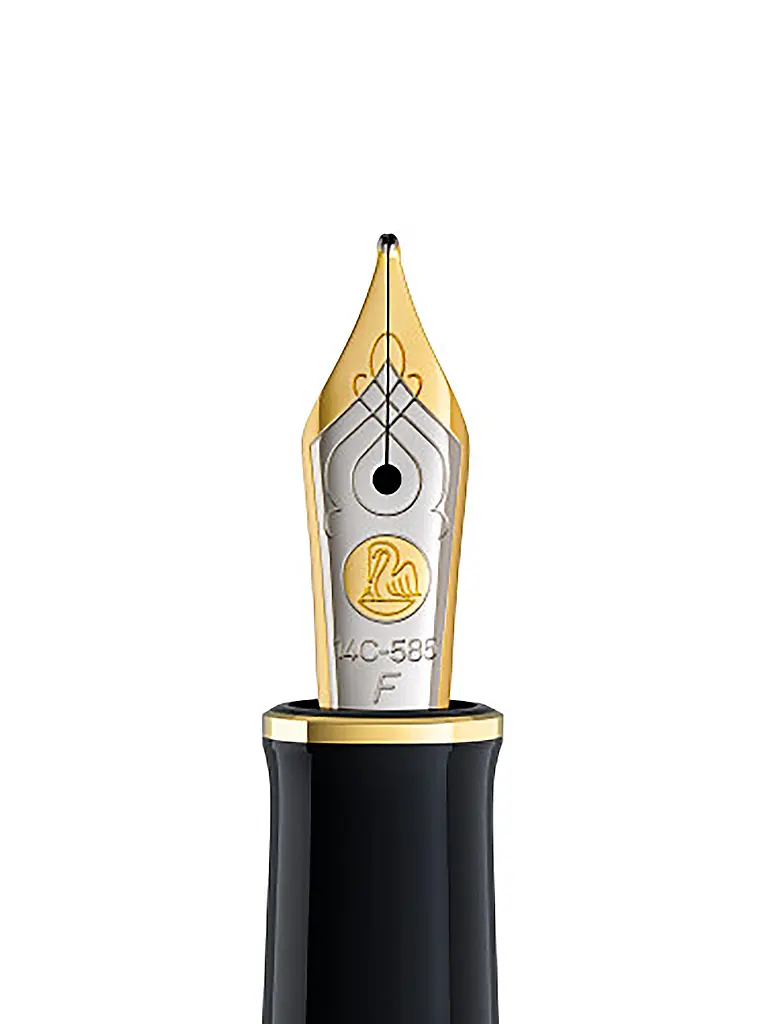 PELIKAN | Stylo plume Souverän M400 Noir Vert Fine | 