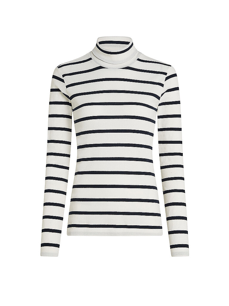 Rollkragenpullover blanc XS
