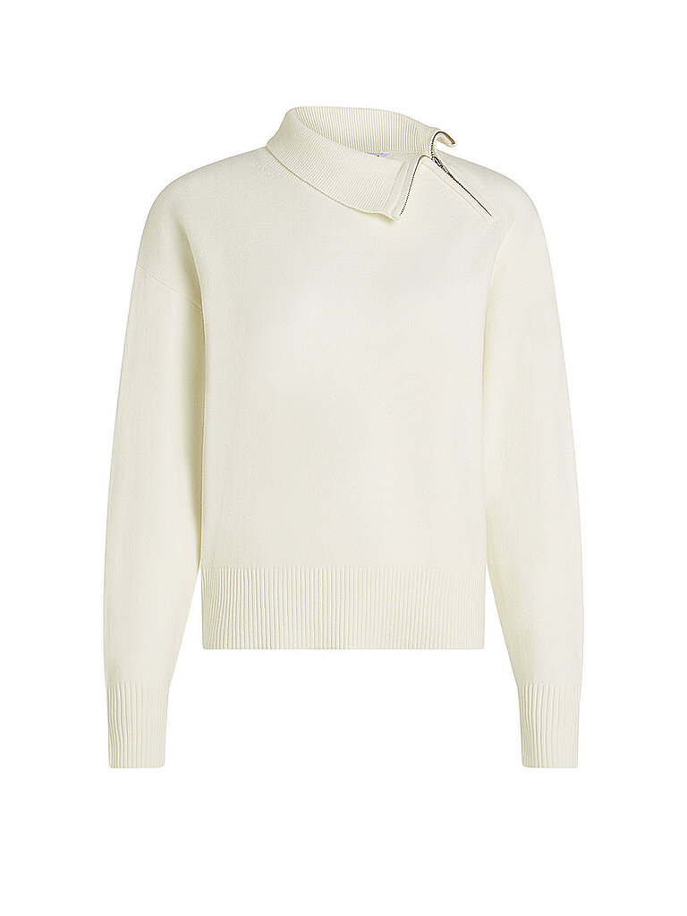 Pull à col roulé blanc M