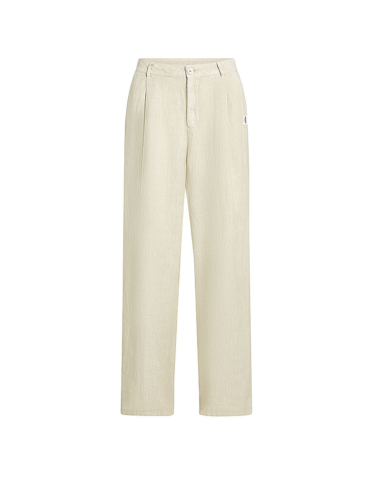 Penn&ink Pantalon en lin beige 42