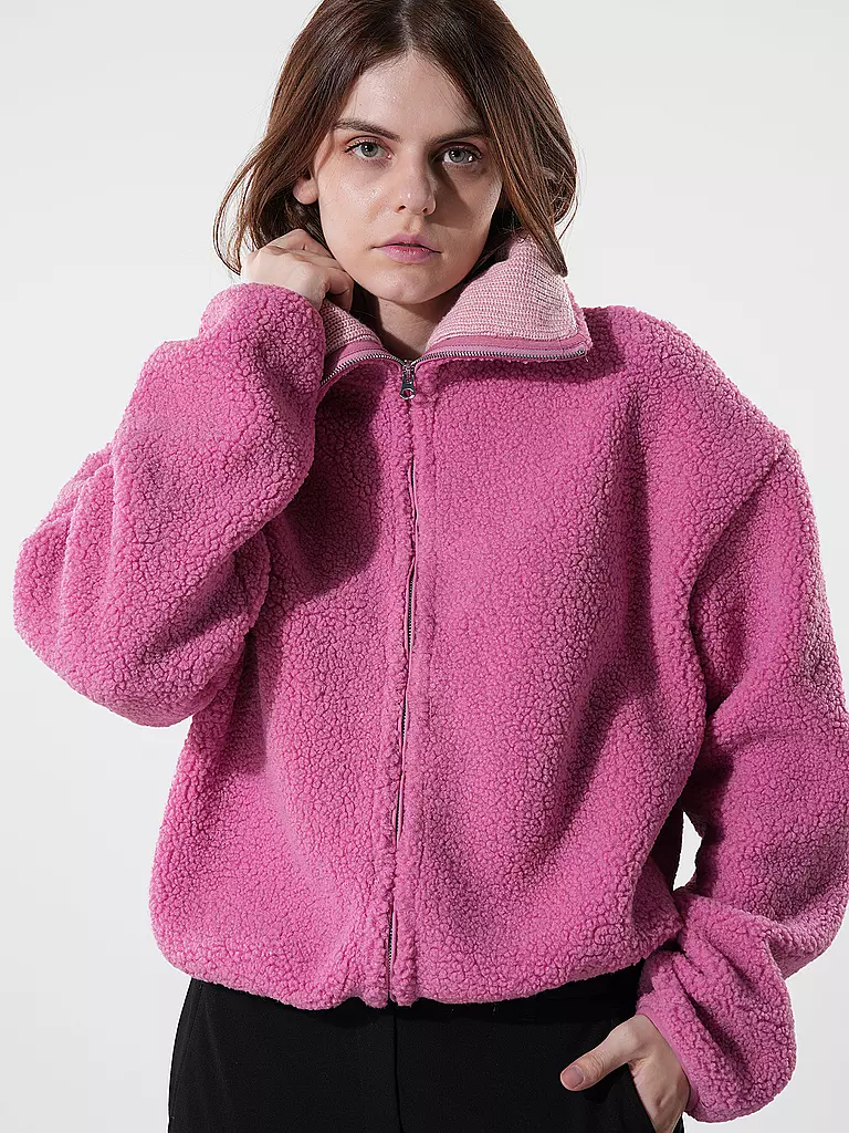 PENN&INK | Jacke in Teddyfell | Rose vif