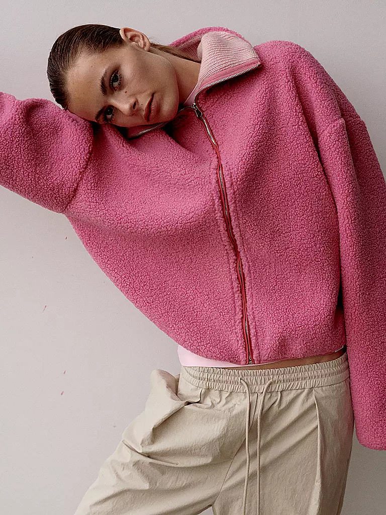 PENN&INK | Jacke in Teddyfell | Rose vif