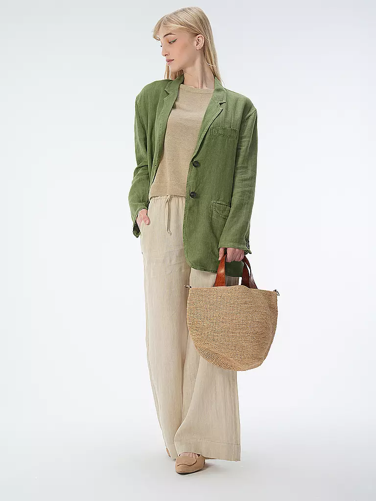 PENN&INK | Leinenblazer  | Olive