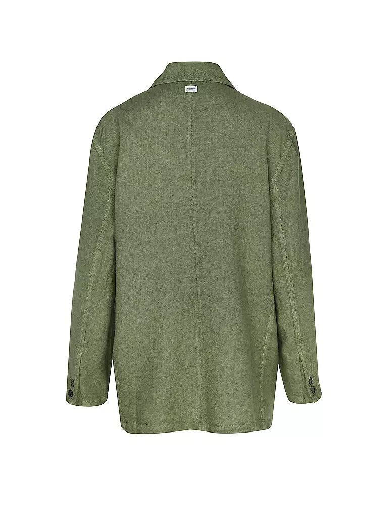 PENN&INK | Leinenblazer  | Olive