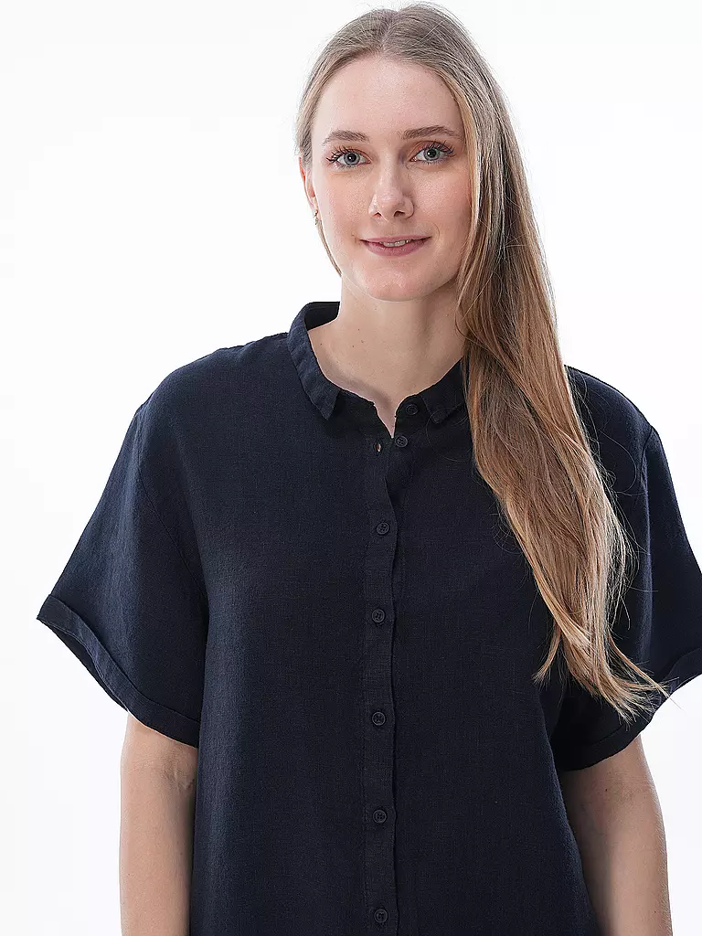 PENN&INK | Leinenbluse  | Bleu foncé