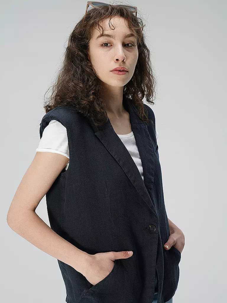 PENN&INK | Leinengilet  | Noir