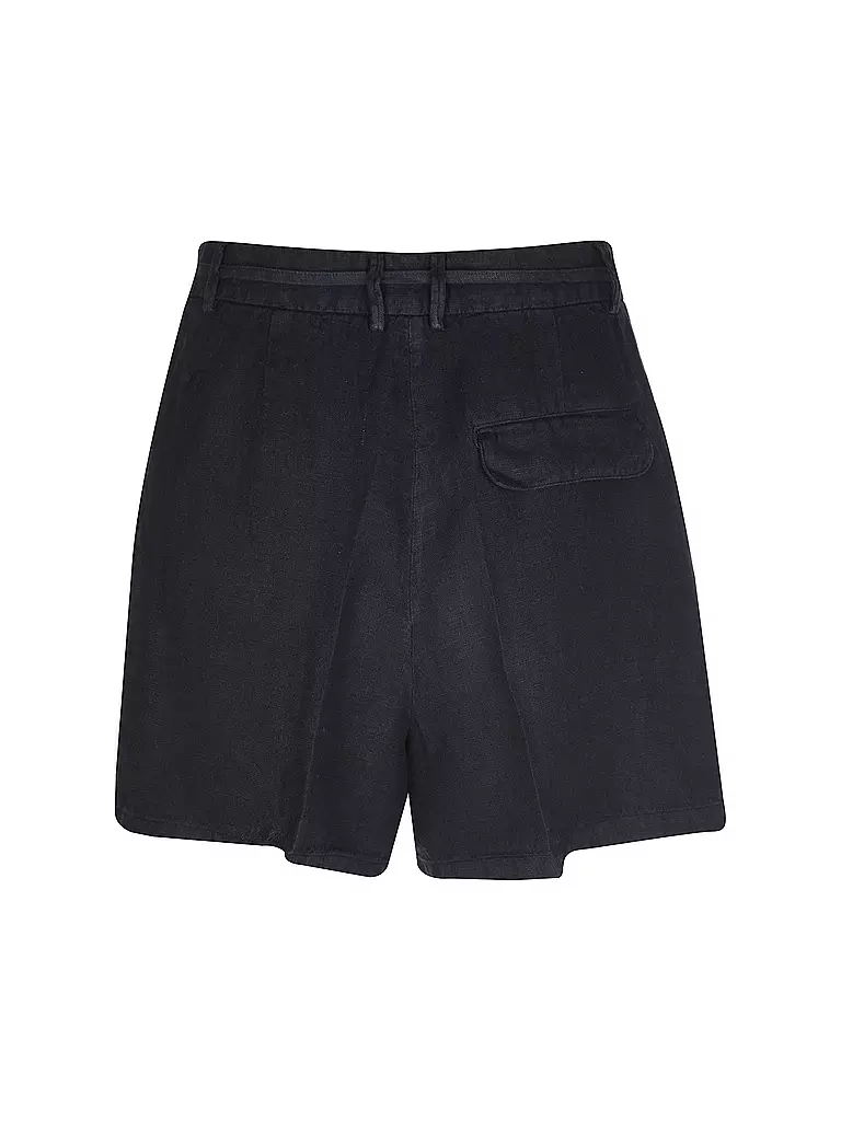 PENN&INK | Leinenshorts  | Bleu foncé