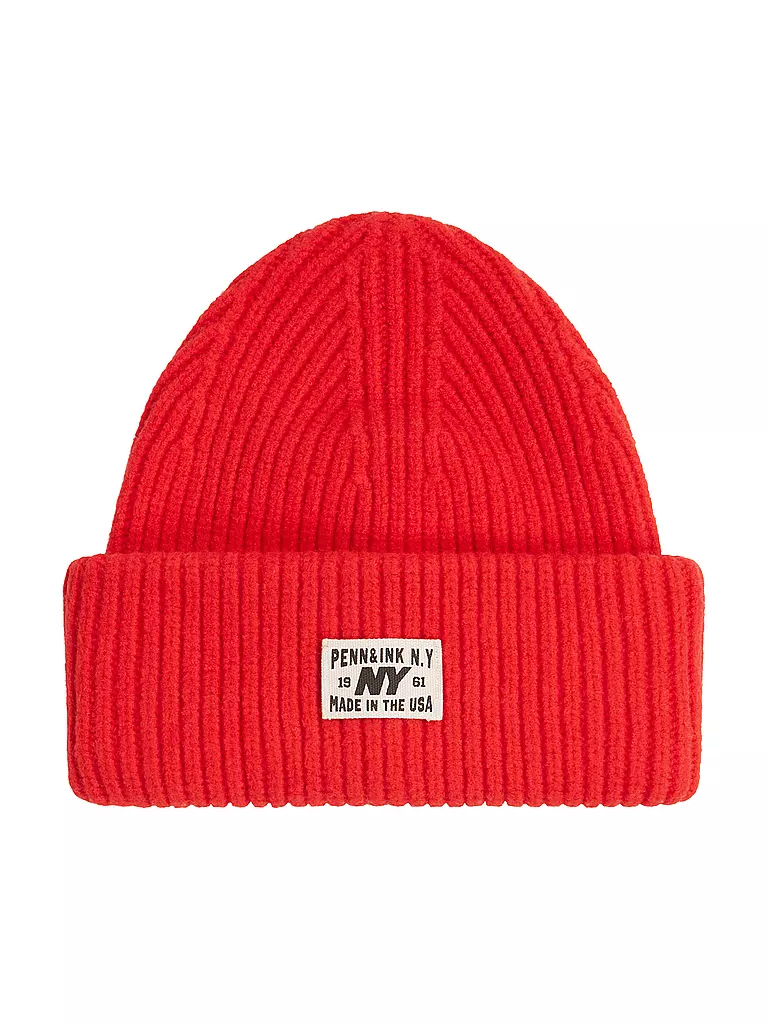 PENN&INK | Mütze - Haube | rot