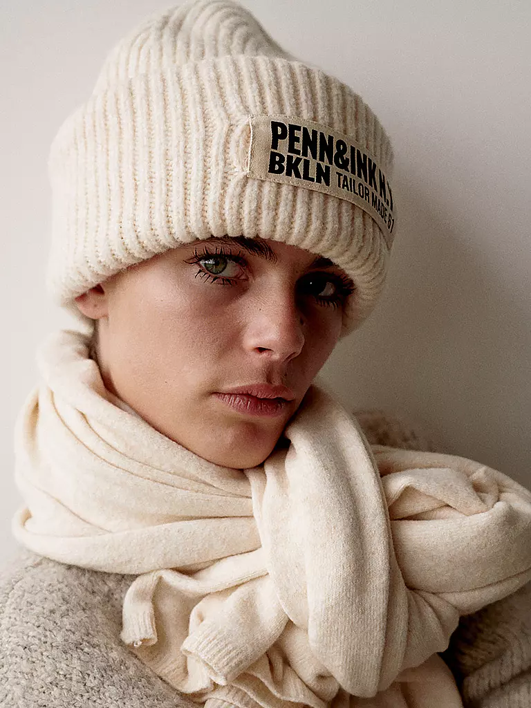 PENN&INK | Mütze - Haube | Crème