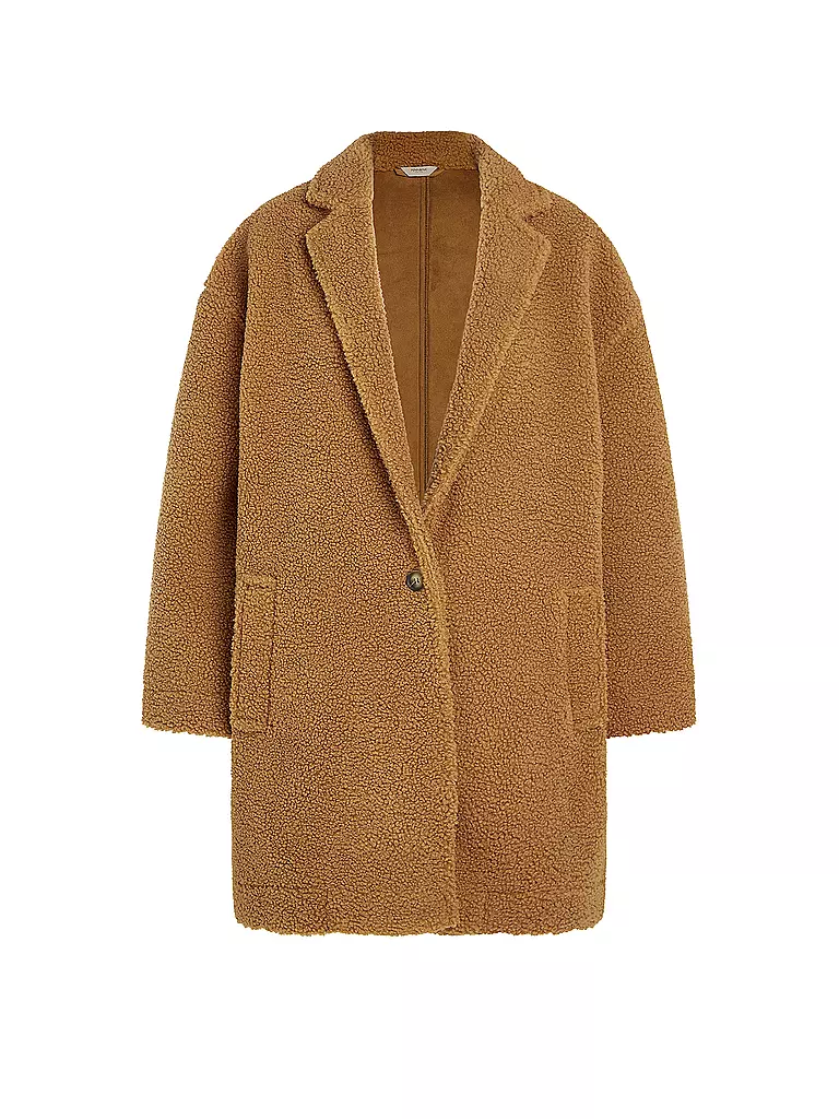 PENN&INK | Manteau aspect fourrure | Camel