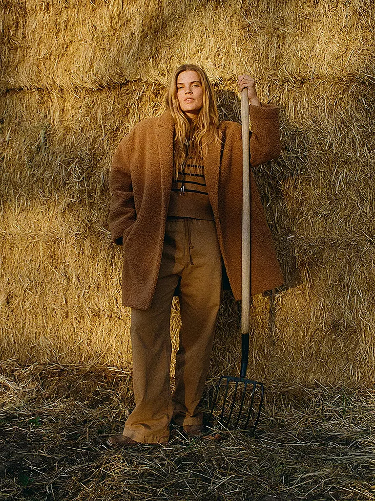 PENN&INK | Manteau aspect fourrure |