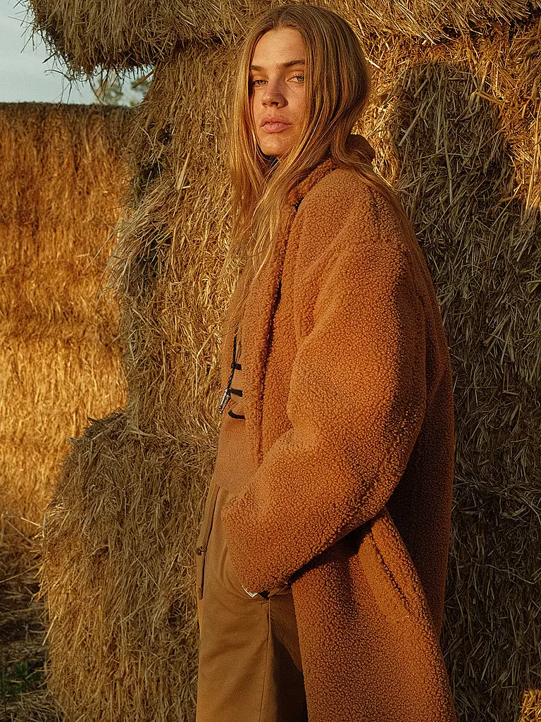 PENN&INK | Manteau aspect fourrure |