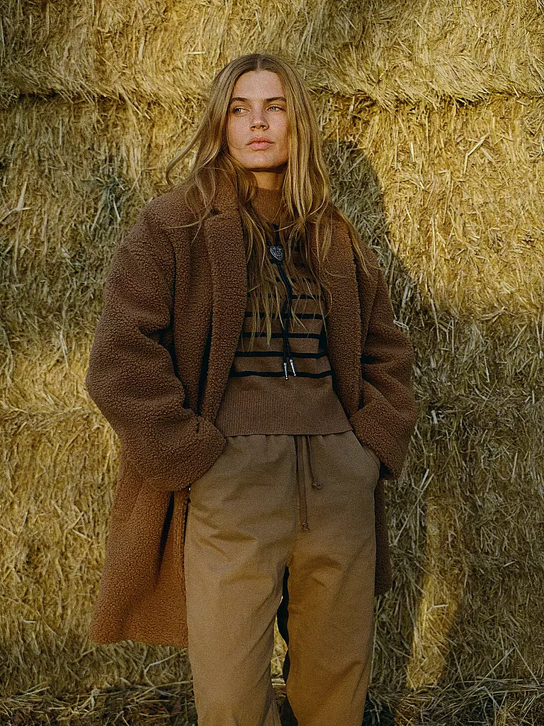 PENN&INK | Manteau aspect fourrure |
