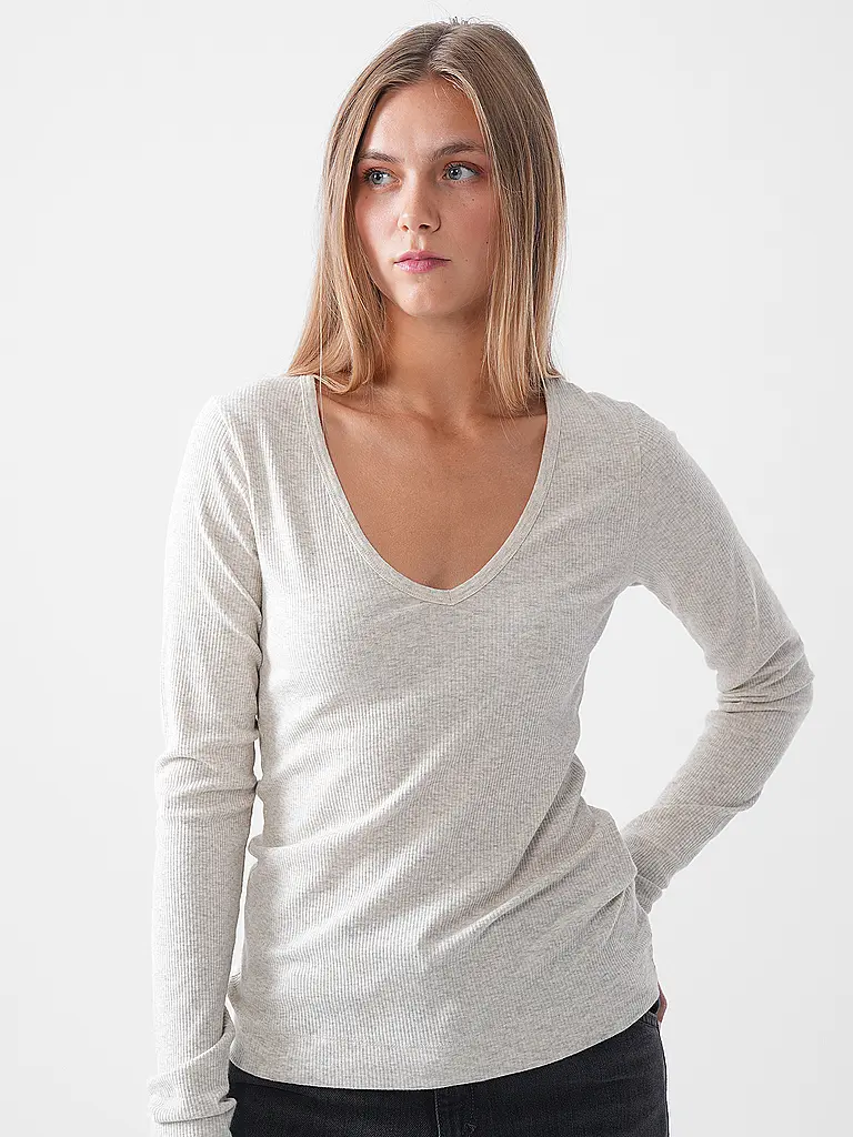 PENN&INK | T-shirt à manches longues | hellgrau
