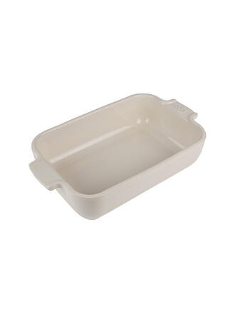 PEUGEOT | Plat à gratin en céramique Appolia rectangulaire Écru 18x12cm