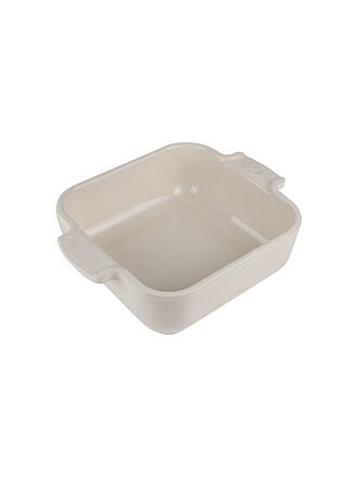 PEUGEOT | Plat à gratin carré en céramique Appolia écru 13x13cm