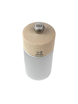 PEUGEOT | Moulin à sel 18cm LINE Alu / Hêtre - Naturel