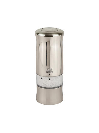 PEUGEOT | Moulin à sel électrique ZELI 14cm aspect acier inoxydable