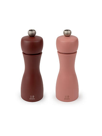 PEUGEOT | Moulin à sel/poivre 2 p. TAHITI Feu 15cm Hêtre/Marron