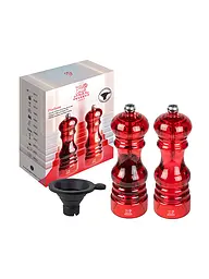 PEUGEOT | Duo de moulins manuels pour poivre et sel 18cm NANCY | Rouge